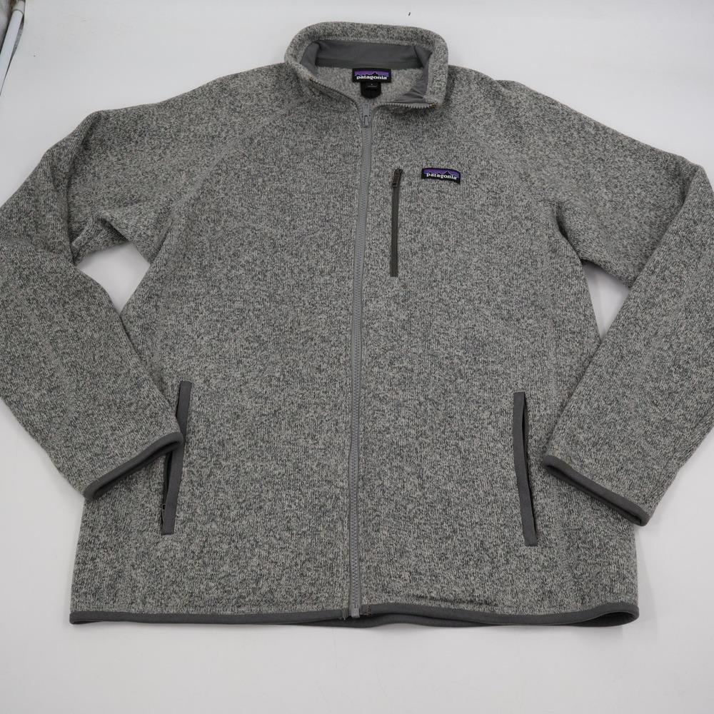 Patagonia Better Sweater Jacket Mens Large Grey Full Zip Fleece 25527